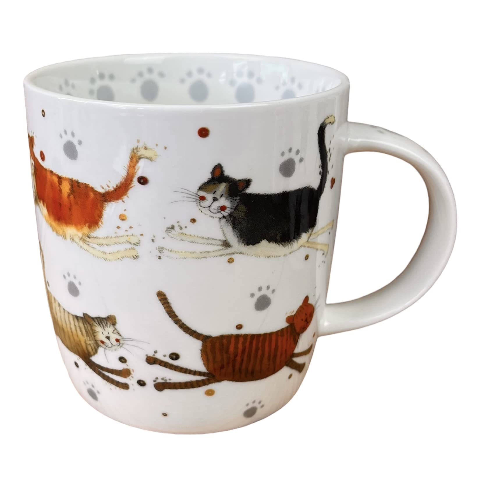 Alex Clark Cats Mug - Different Cat Breeds - Original Artwork - Cup for Animal Lovers - Gift Ideas - Perfect for Coffee & Tea - Vegan Friendly - Designed in The UK...