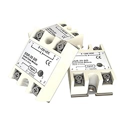 YQSIYU 3PCS Solid State Relay 25A DC to DC Input