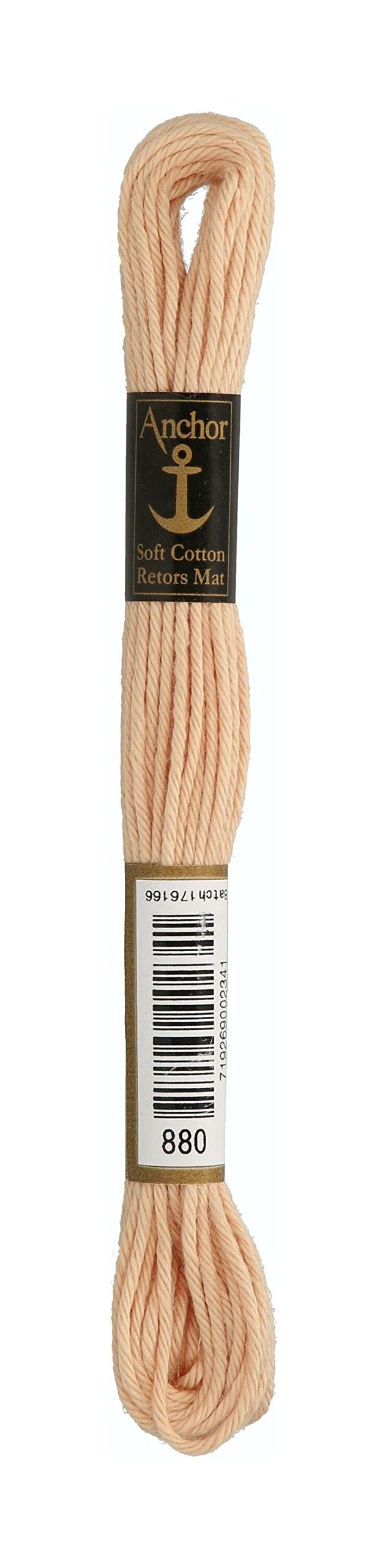 ANCHOR Embroidery Threads Matt Embroidery Thread, Run Length: 10M hellbraunrot