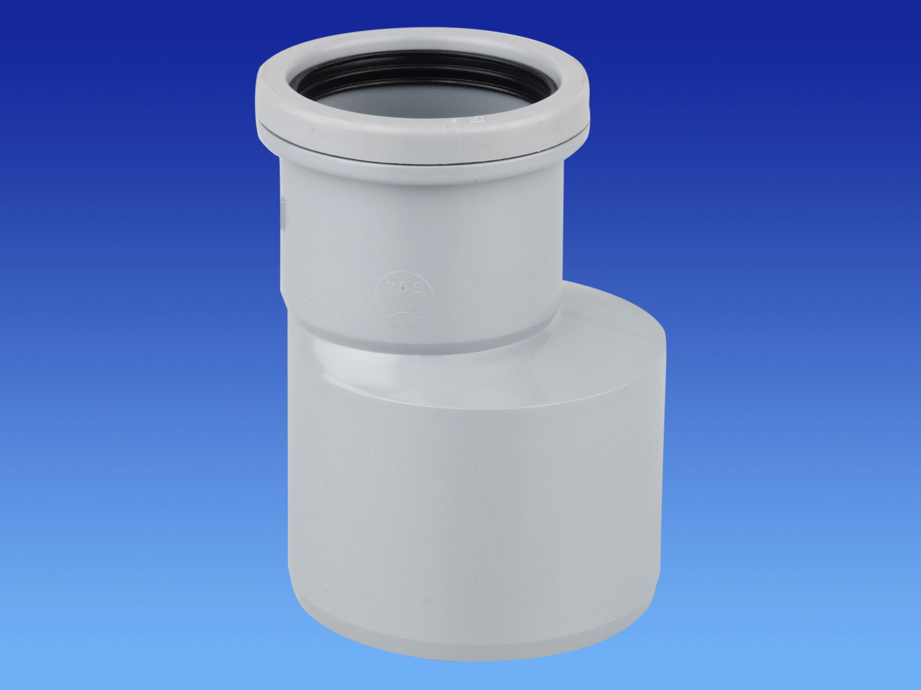 Wavin OSMA Ring Seal Soil OSMASOIL 3S094 Grey 82MM-50MM S/S Reducer