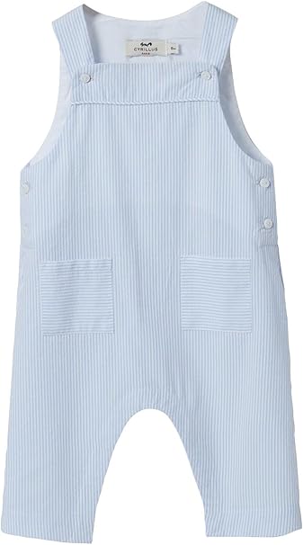 Cyrillus Salopette En Seersucker Bebe Bebe Garcon 0 24m Vetements Centroarco Com