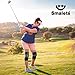 Smalets Brace Compression Knee Support Sleeves (1 Pair) -Powerful Joint Protection for Cross Training, Weightlifting, Running & More Black, L