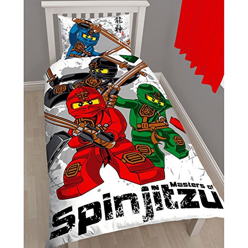 lego ninjago warrior singleus twin duvet cover and pillowcase set