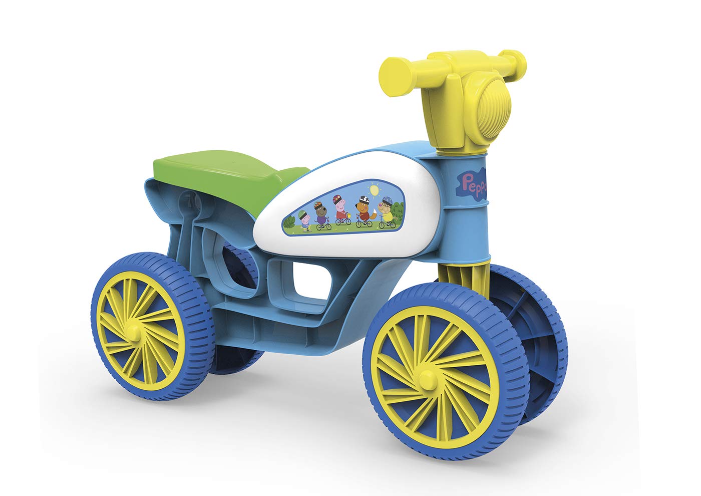 Chicos 36030 Boys-Mini Custom Peppa Pig. 4 Wheel Runner +10 Months, Blue