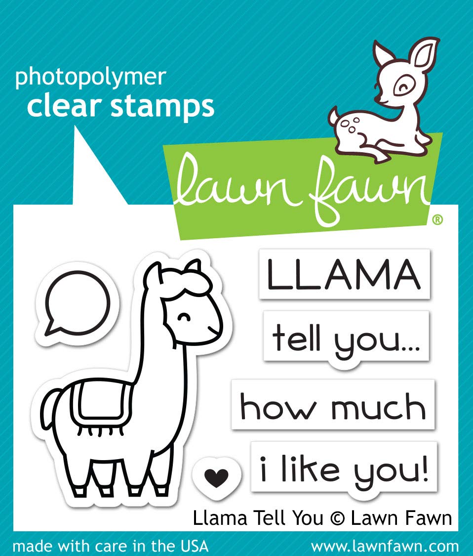 Lawn Fawn Clear Stamps Llama Tell You