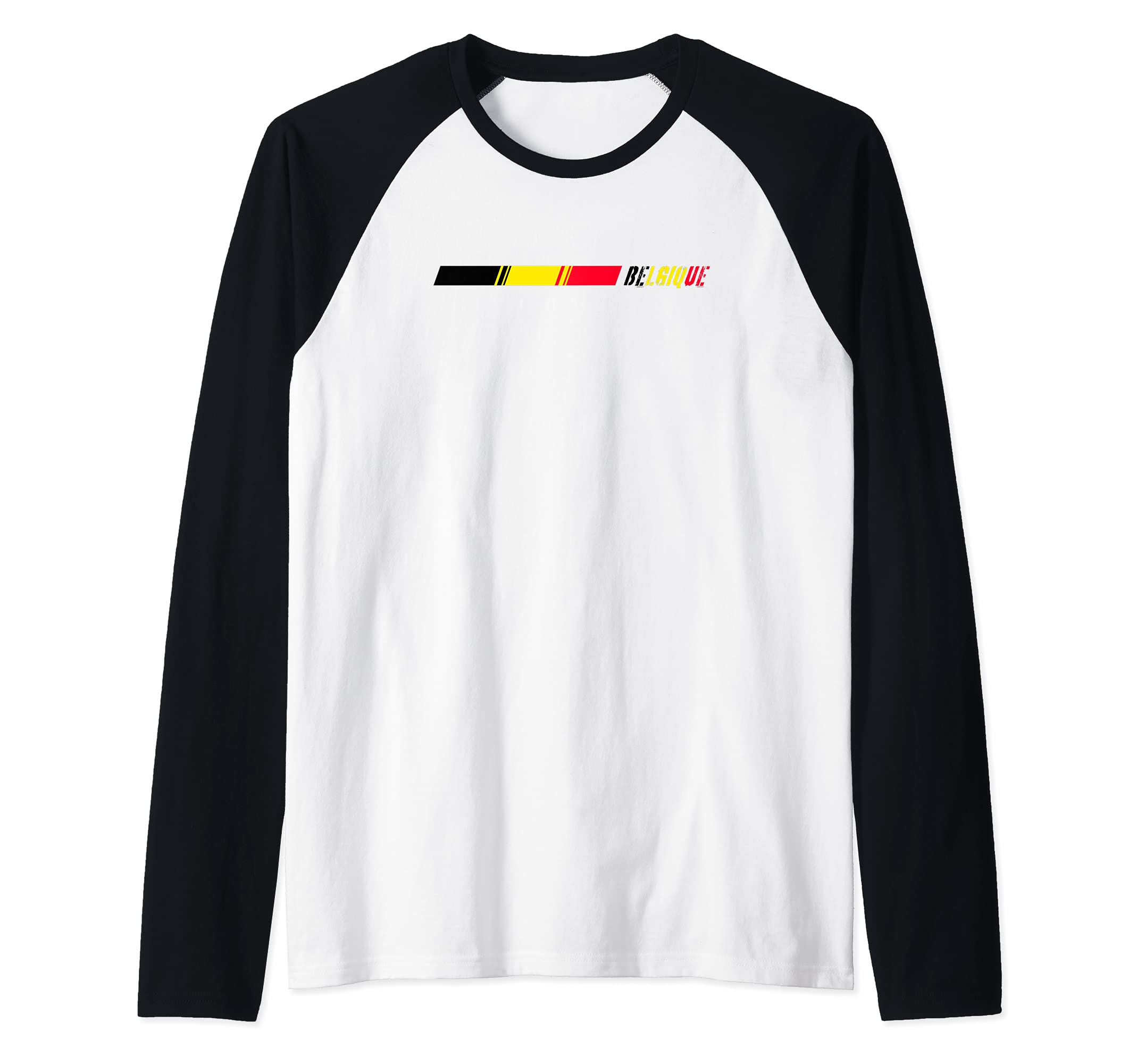 Flag Belgium Raglan Baseball Tee