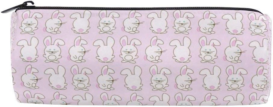 Pencil Pouch Pink Butterfly Flower Zipit Cute Pencil Cases School Pen Organizer Holder Womens Makeup Bag