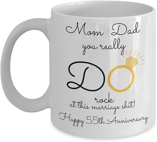 Amazon Com 55th Wedding Anniversary Gift For Parents Mom And