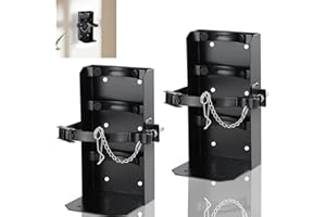 TOGJNDLL 𝙉𝙚𝙬 2 Pack Heavy Duty Fire Extinguisher Bracket Wall Mount, 20 LB Fire Extinguisher Brackets for Truck, Fit 20lb Dry/10lb CO2 Extinguisher, for Garage Vehicle Boat，Replace amerex 810，3-Yr Warranty