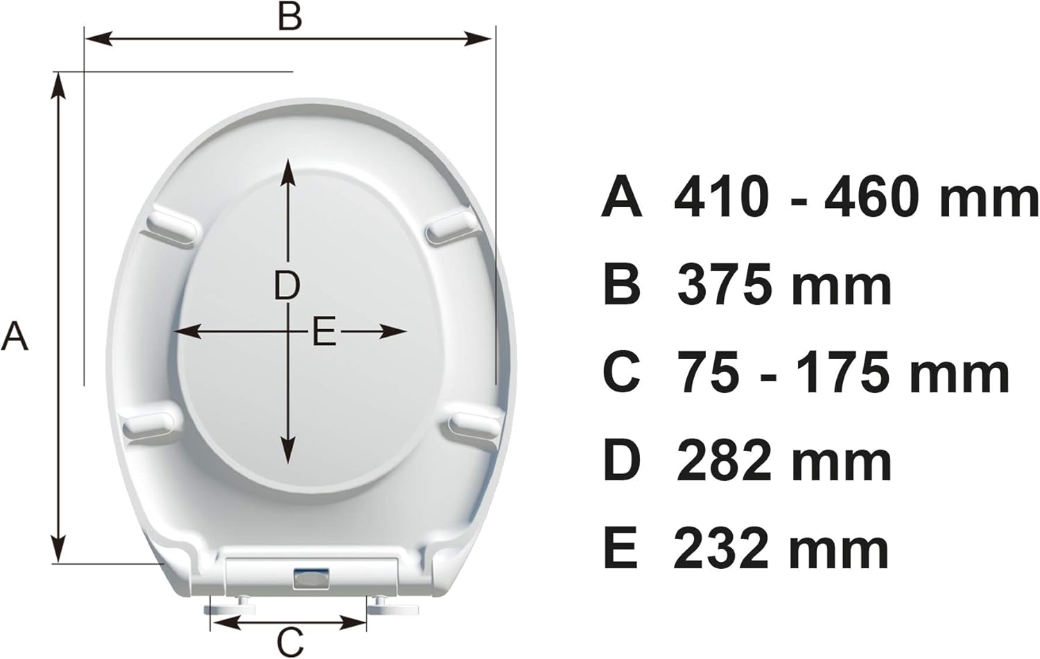 Bemis 2060PB000, Arona Slow Close Take Off Toilet Seat Top & Bottom