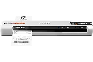 Epson RapidReceipt RR-70W Wireless Mobile Colour Receipt & Document Scanner with ScanSmart AI PRO Receipt Management & PDF So