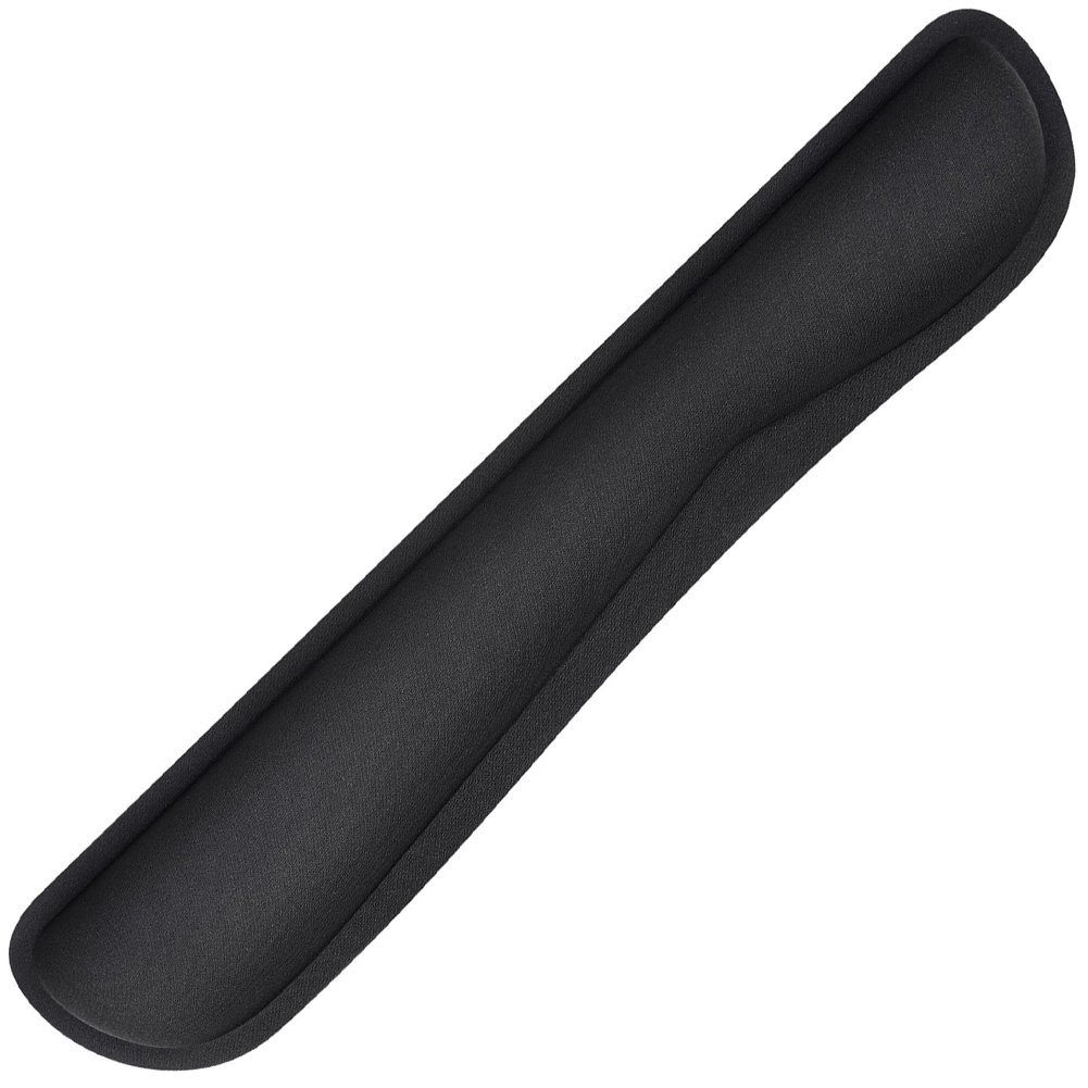 Keyboard Wrist Rest, AILRINNI Gel Gaming Keyboard Mat Pad, Ergonomic Memory Foam Keyboard Wrist Support Mat for Gaming Computer Typist Office - Black