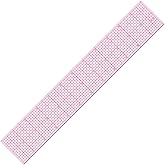 Fashion Clear Metric Sewing Ruler Graph Beveled Ruler Beveled Transparent Ruler,12 in