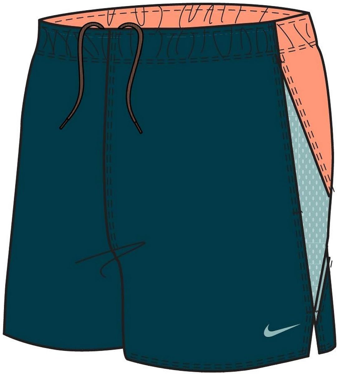 Nike Men's Current 4" Swim Trunks L Legion Blue Amazon.ca Clothing