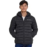 Spyder Packable Puffer Jacket Men with Hood, Lightweight Winter Jackets for Men