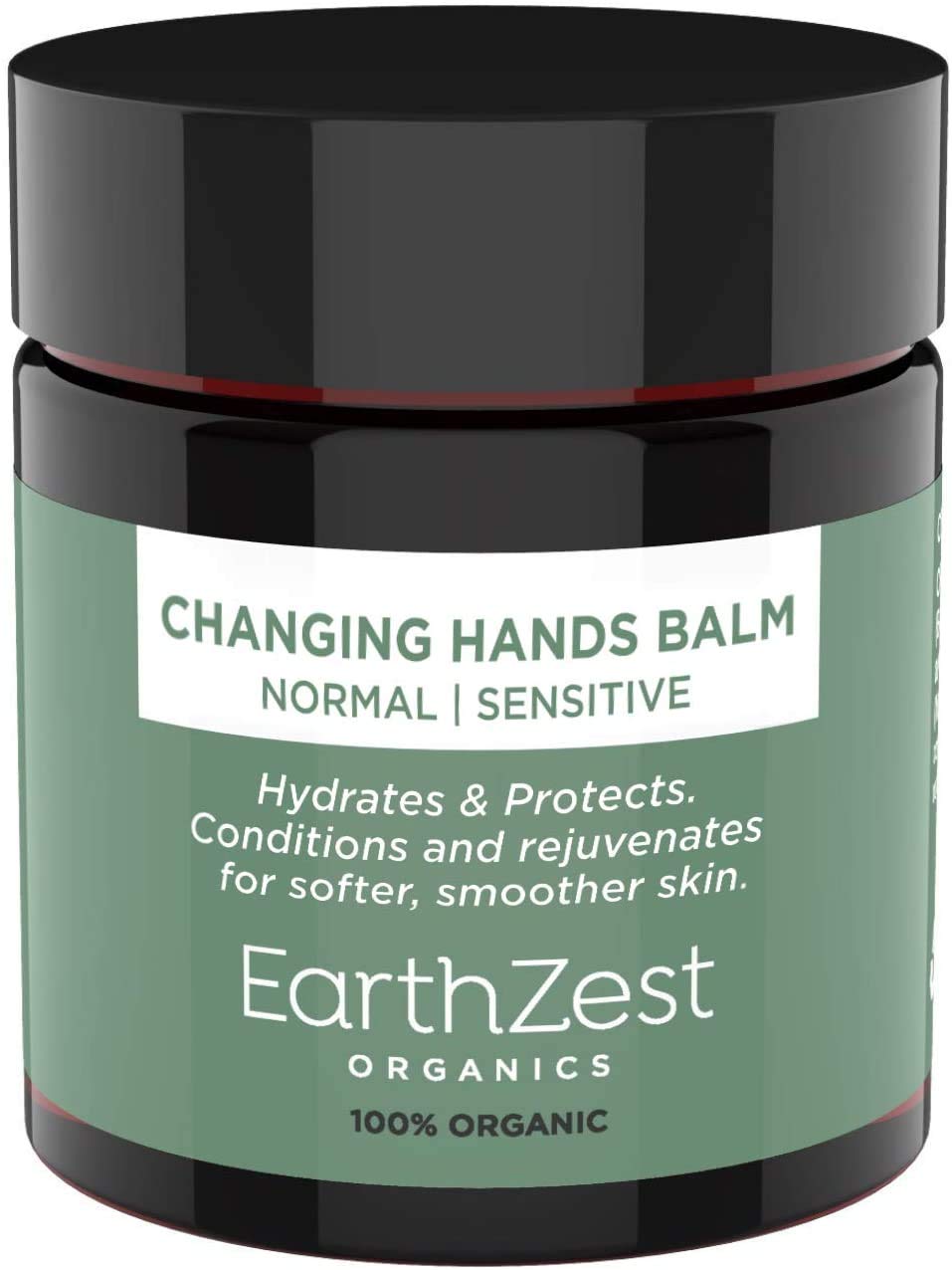 Soothing Hand Cream for Dry, Cracked Hands, Chapped Skin, Eczema, Psoriasis & Dermatitis. 100% Certified Organic Ingredients for Immediate Relief. 100% Natural Hand Balm with Natural SPF. Chemical Free - NO Synthetic Chemicals or Added Water so Highly Concentrated, Intensive, Effective & Long-Lasting (a pea size amount is all that’s needed). Formulated for Working Hands, Diabetics & Sensitive Skin. Certified Vegan & Cruelty-Free. Made by EarthZest Organics in the UK – Love it or Your Money Back