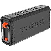 Rokform G-ROK Wireless Golf Speaker, Portable Magnetic, IPX7 Waterproof, Shockproof & Dustproof, Loud & Clear Sound, 24 Hour Battery, Rugged Outdoor Golf Cart Speaker (Black) ASIN