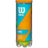 Wilson Profile All Court Tennis Balls - Single Can, 4 Cans (12 Balls), 24 Cans (72 Balls)