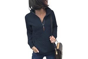 BTFBM Women Fashion Quilted Pattern Lightweight Zipper Long Sleeve Plain Casual Ladies Sweatshirts Pullovers Shirts Tops