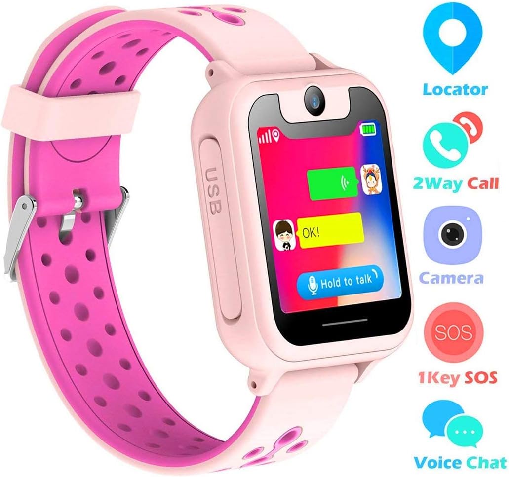 Smartwatch Kinder Mit GPS und SOS Funktion, 1.44" Touch LCD Kinder