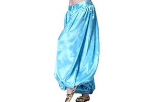 MUNAFIE Celebration of Spirit Palazzo Pant Metallic Praise Dance Pants Belly Dance Arab Carnival Satin Pants