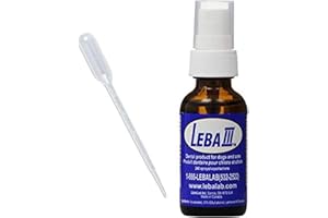 Leba III - 100% Natural and Herbal Dog and Cat Dental Spray - Best to Keep Your Pets Teeth Clean, Gums Healthy and Their Breath Fresh - Removes Build Up - Dog Dental Spray - Cat Dental Spray