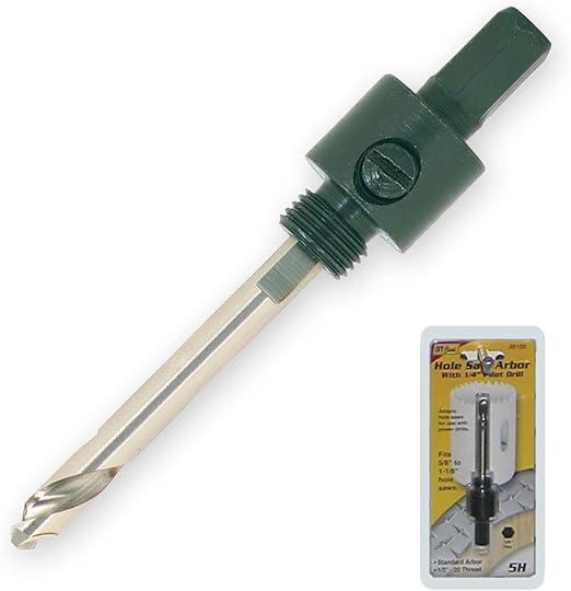 IVY Classic 28105 5H 3/8Inch Hex Shank Hole Saw Arbor, Fits 5/8