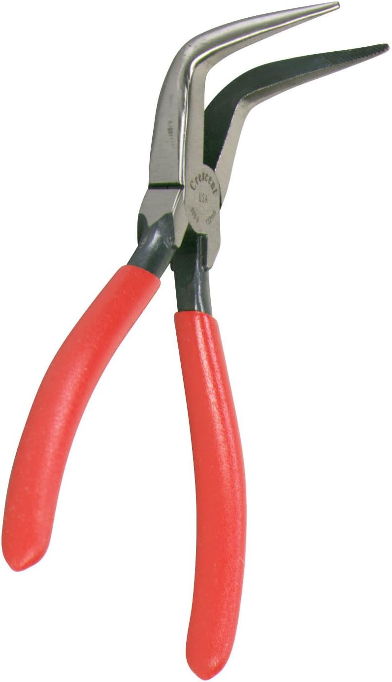 Curved Needle Nose Pliers 6In Curved Needle Nose Solid Joint Pliers Amazon.co.uk DIY & Tools