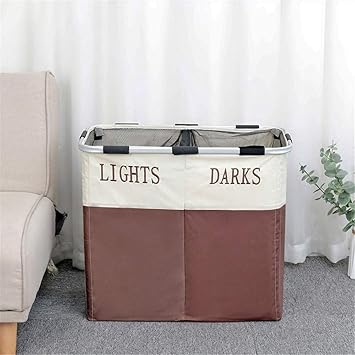 ZXL Cesto de Ropa para Ropa Clasificador de cestas Papelera Plegable 2