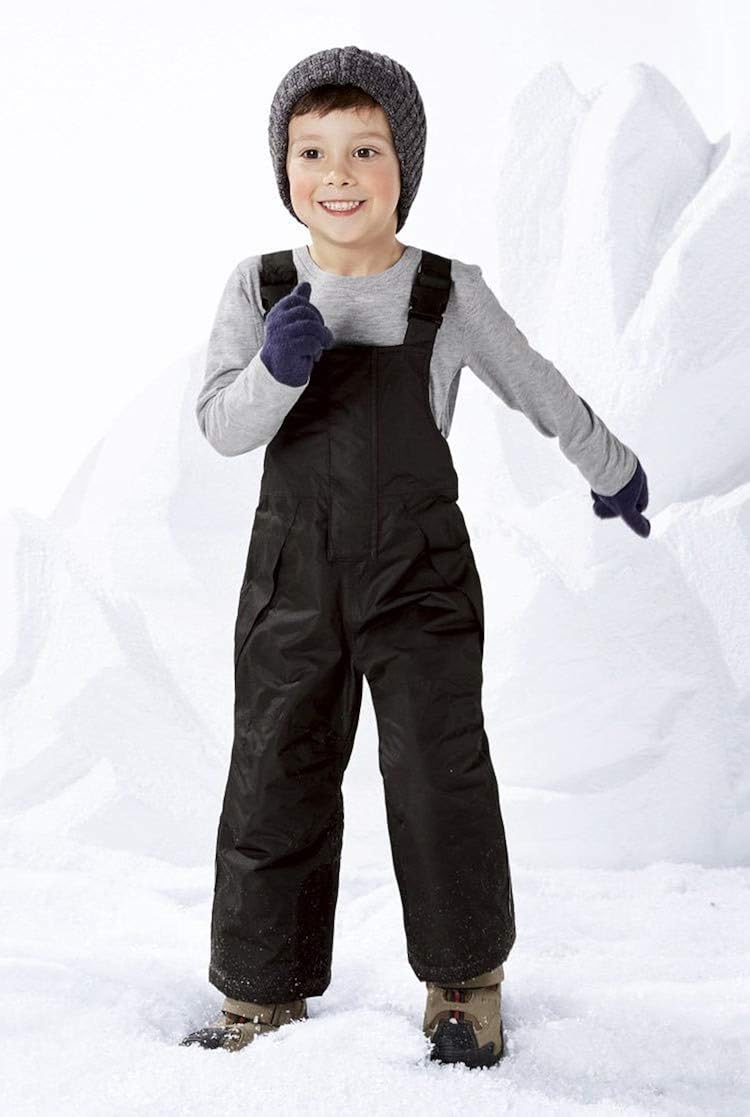 baby snow bib overalls