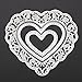 Whitelotous Cutting Dies Stencil Metal Mould for DIY Scrapbook Album Paper Card (3 PCs Love Heart)
