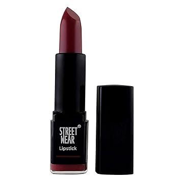 Street Wear Satin Smooth Lipstick, Stark Maroon, 4.2g