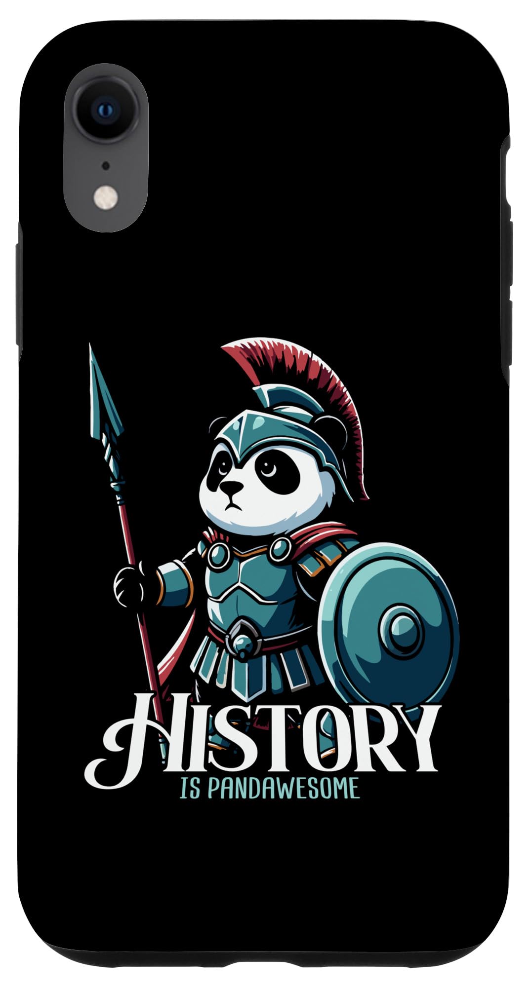 iPhone XR Spartan Warrior Panda Sparta Pandabear Case