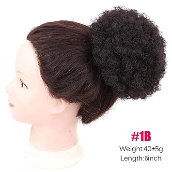 Amazon Com 8inch Synthetic Hair Donut Chignon Curly Bun