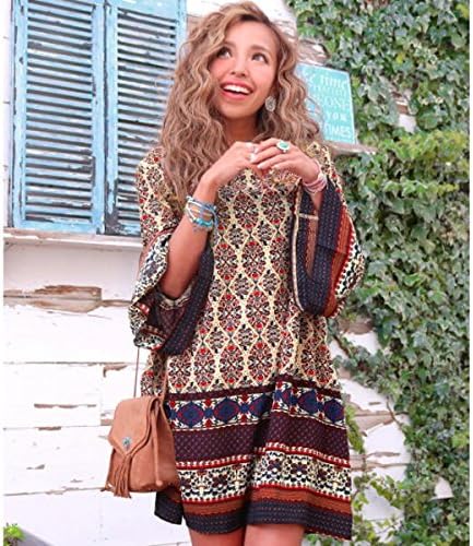 Amazon Co Jp アナップ Anap エスニックワンピース レッド F 服 ファッション小物