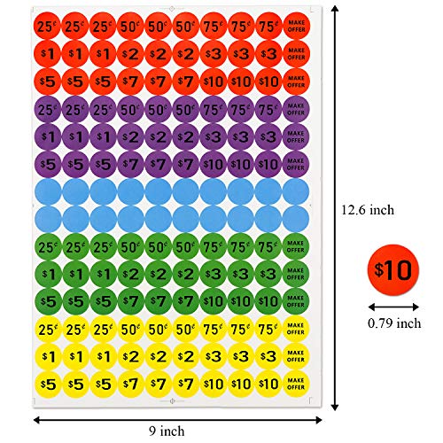 1 Preprinted+EAONE+Stickers+Removable+Diameter