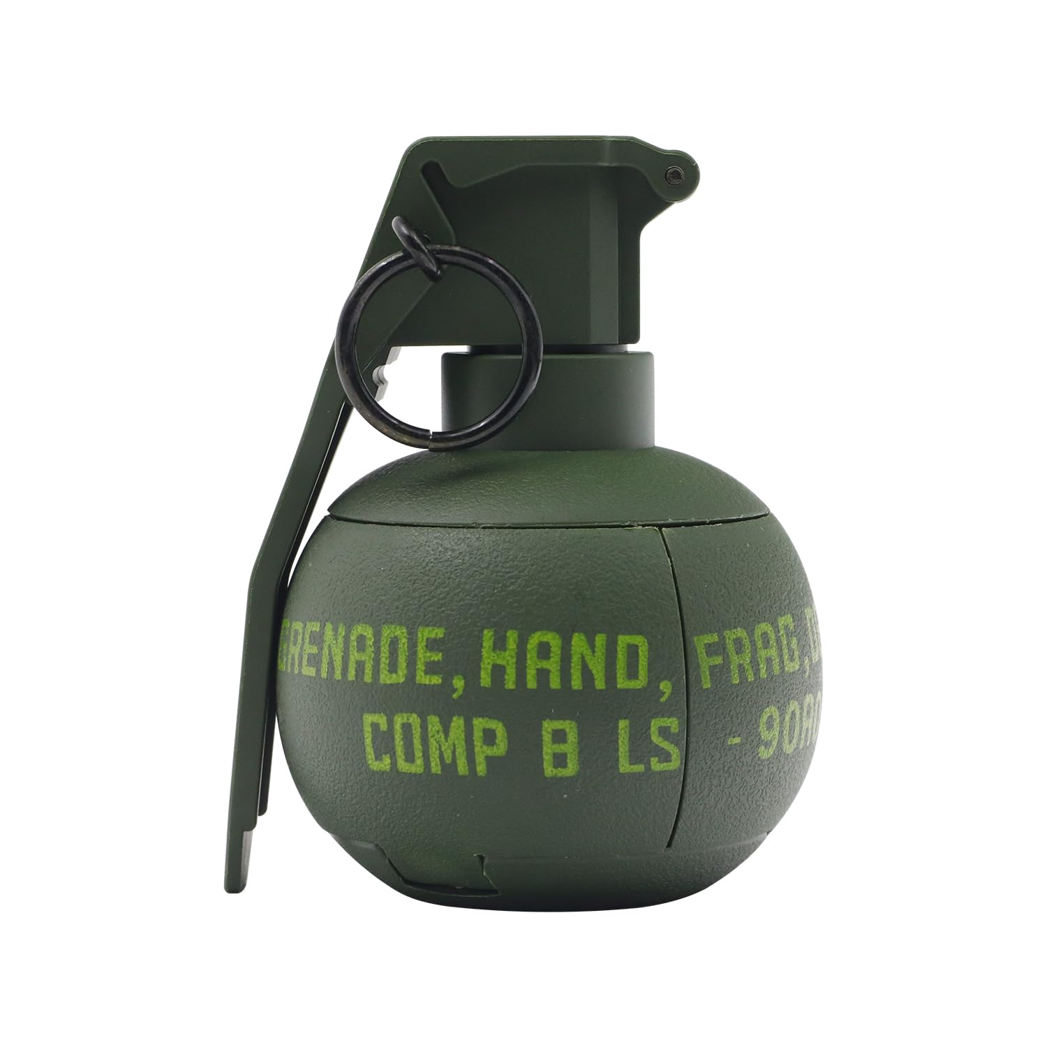 Zhongren Plastic Hand Grenades Toy Dunny Grenade Model Tactcial Airsoft Paintball Army Role Play Prop 14+ (Green)