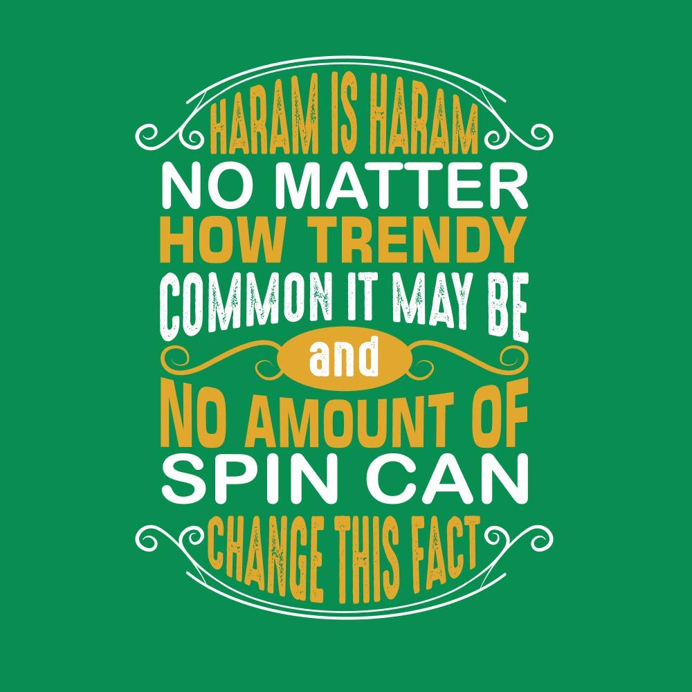 5 Ace Haram is Haram no Matter Islamic PosterReligious PosterQuran