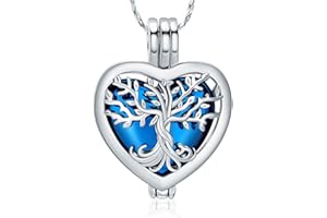 Infinity Crystal Cremation Jewelry for Ashes Pendant Holder Heart Urns for Pet/Human Memorial Ash Necklace for Women - Free F