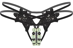 Erotic Lingerie for Women Sexy Lace See-Through Crotchless Panties T-Back Thongs Nightwear