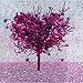 ZSNUOK 5D DIY Diamond Painting by Number Kit for Adults or Kids, Full Special Shaped Drill Embroidery Arts Craft Mosaic Making Supplies Paint with Diamonds for Home Wall Decor Love Tree 12x12 inches