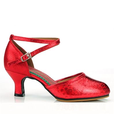 Cuir De Chaussures Sandales En Modern Cheville Danse Sangle Byle m8wn0N