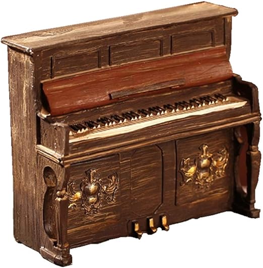 Amazon Com Retro Vintage Piano Decor Desktop Resin Ornament