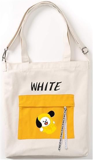 Amazon 防弾少年団 Bts21 トートバッグ 大容量 帆布 ショルダーバッグ 買い物袋 エコバッグ 斜め掛け 肩掛け 可愛い 手提げバッグ エコバッグa4 男女兼用 軽量 旅行 通勤通学 アニメ 萌えグッズ H 12 Goopmll トートバッグ