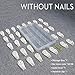 NIERBO Heavy Duty Wall Hooks Traceless Nail Hooks Ultra Strong Waterproof Hanger for Picture, Robe, Coat, Towel, Keys, Bags, Home, Kitchen, Bathroom (Set of 36)