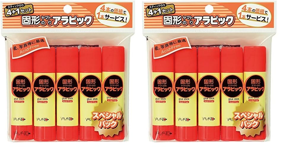ヤマト のり 固形アラビック 5本入 スペシャルパック YS-8H-5SP (× 2) の商品画像