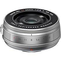 Fujinon XF 23mm F2 R WR シルバー Fujifilm XF23MMF2 R WR, Semi-Wide Lens for Fujifilm X Mount