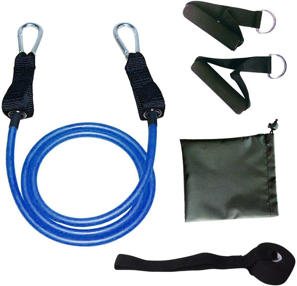 5PCS Resistance Bands Set Exercise Bands, Home Workouts Equipment Resistance Band Fitness Set Yoga Pilates Abs Exercise Tube Workout Bands Set (5PCS, Blue)