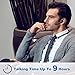 Bluetooth Headset Earpiece for Cell Phones - Wireless in Ear Piece Blue Tooth Head Set w/Mic, Compatible w/iPhone Samsung Cellphone, Hands-Free Noise Cancelling Headphones w/Microphone for Driving