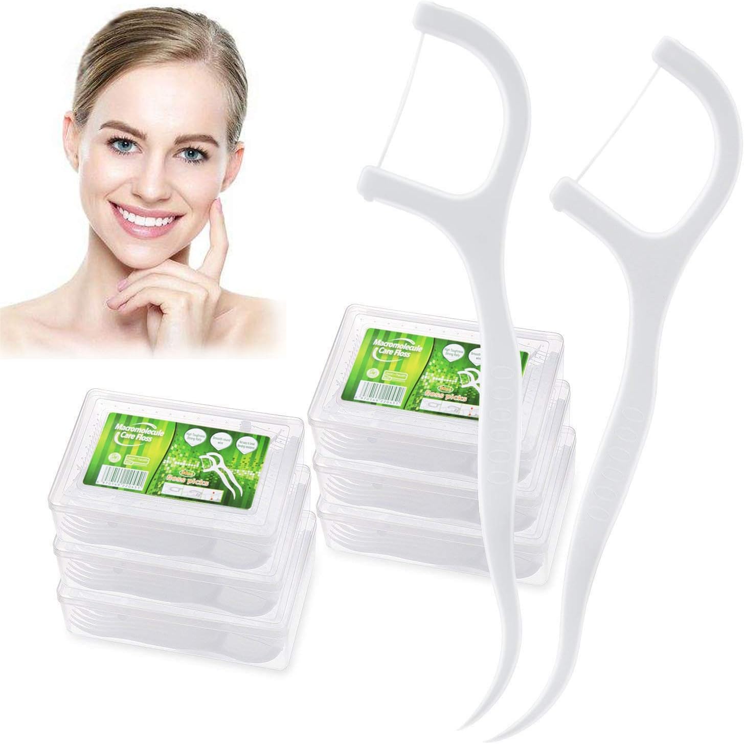 Irrigatore orale v filo interdentale